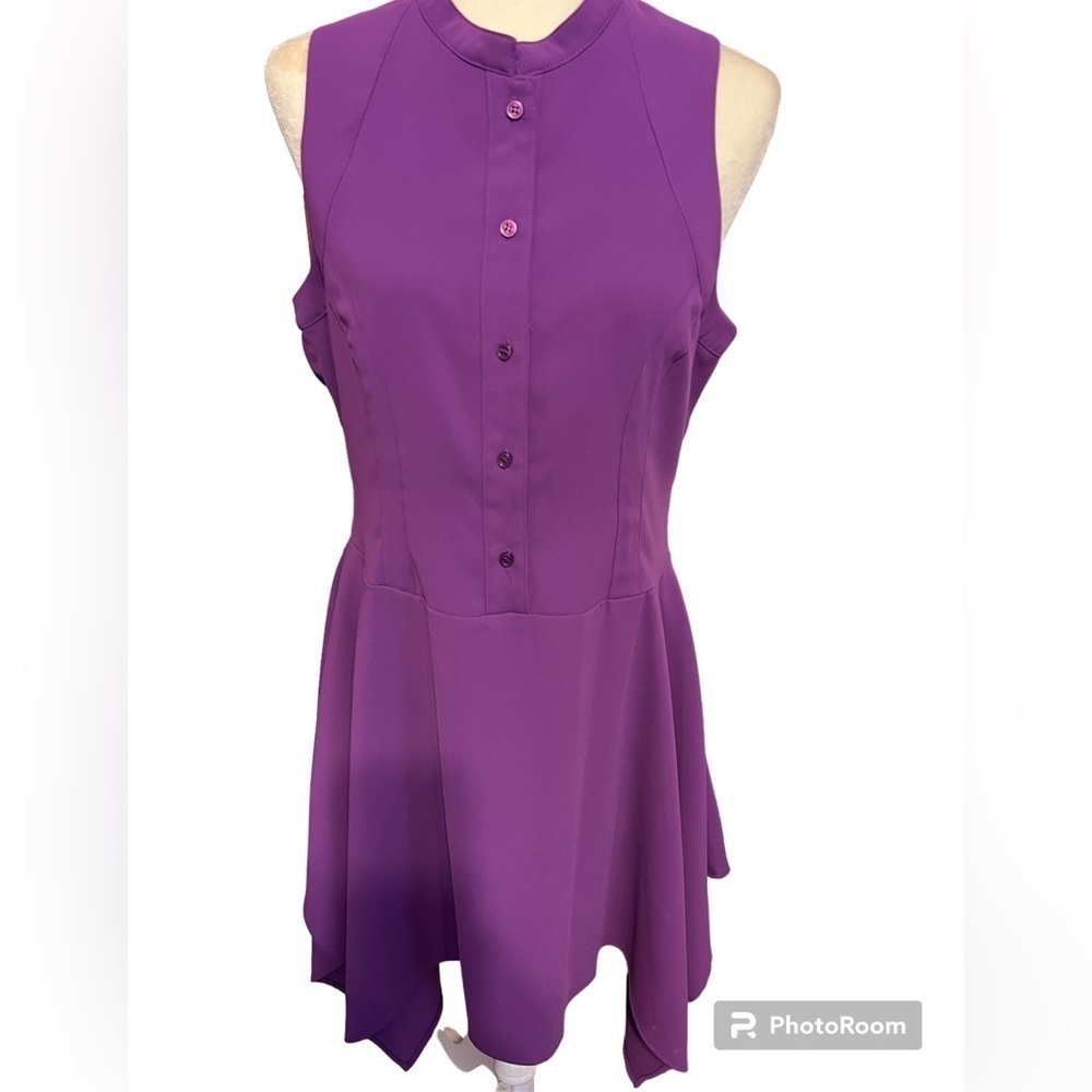 Vintage Spiegel Purple Sleeveless Dress 12